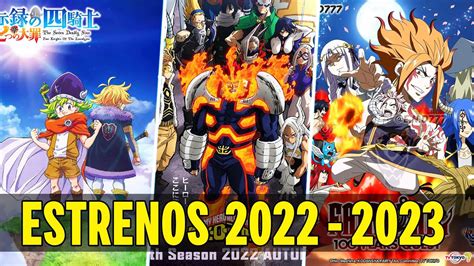 🔸 Estrenos Secuelas Animes Del 2022 Y 2023 Nuevas Temporadas Youtube