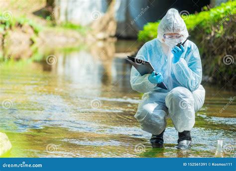 Ecologist Scientist While Conducting Research Stock Image Image Of Pollution Environmental