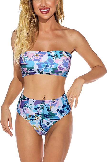 Jmsun Two Piece Women S Sexy Swimsuit With Sexy Tube Top Swimsuit Swimsuits Belt