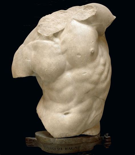 Gaddi Torso Artworks Uffizi Galleries Anatomy Sculpture