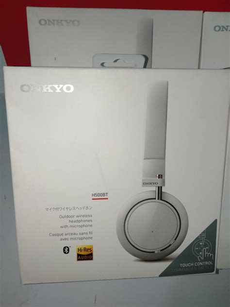 Onkyo H500bt Headset Head Band Bluetooth Black And White Audio