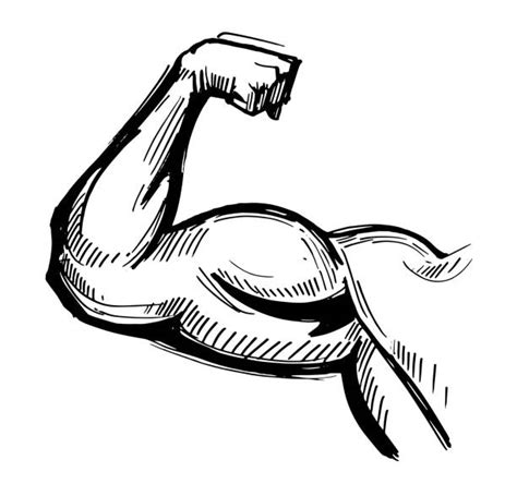 Man Flexing Bicep Illustrations Royalty Free Vector Graphics And Clip