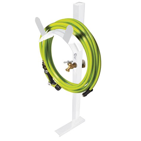 Cleans our 24' foot pool with the length of hose that came with the aqua bug. AQUA JOE 125 ft. Capacity Garden Hose Stand with Brass ...