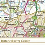 Historic Surrey County Map : XYZ Maps