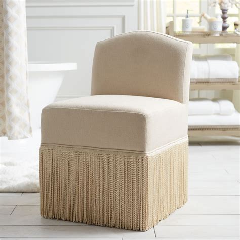 Selecting the right chair for your personal taste involves looking for the following features. Kassey Vanity Stool | Vanity stool, Furniture, Bathroom ...
