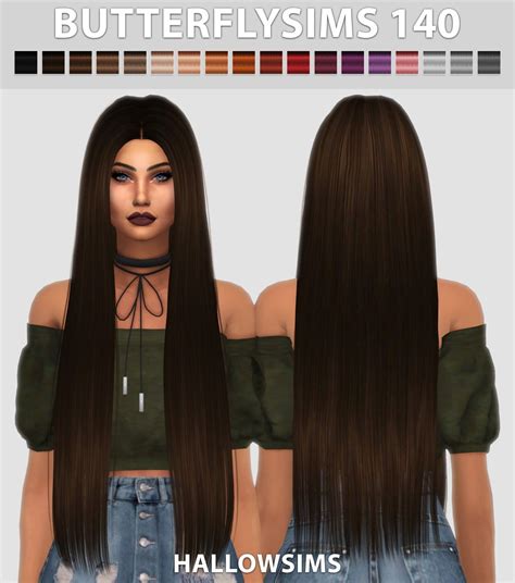 The Sims 4 Long Hair Horbaseball