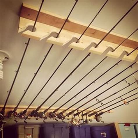 Build A Fishing Rod Rack For Only 25 Diy Garage Storage Shed Storage