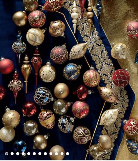 Regency Christmas Ornaments And Colors Новогодние елочные украшения