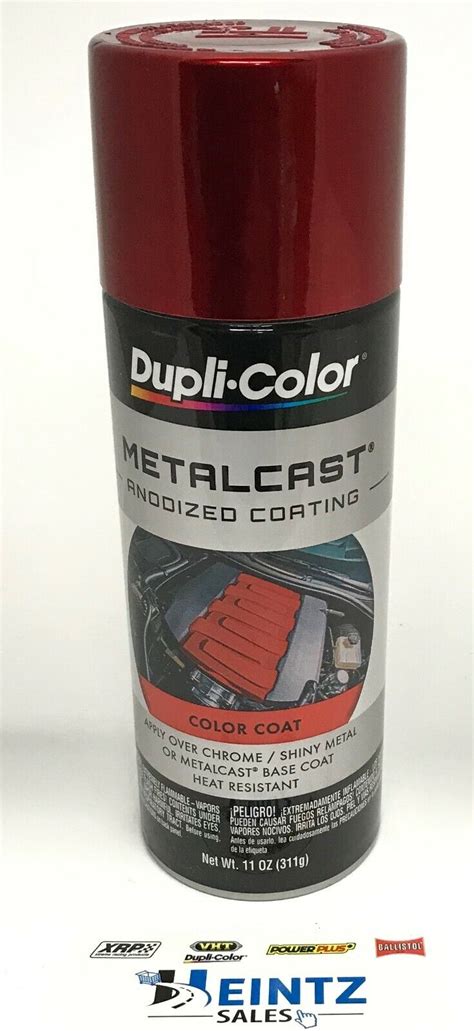 Duplicolor Mc200 Metalcast Red Anodized Heat Resistant Coat 11oz