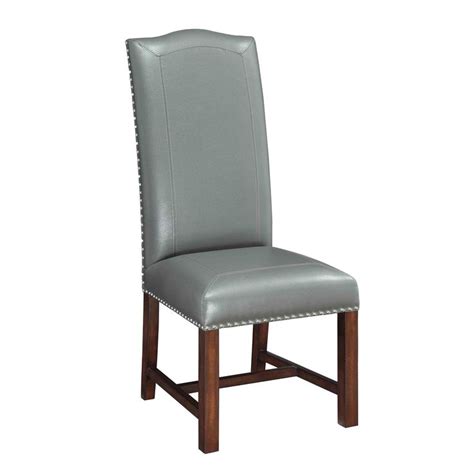 Christopher Knight Home Grey Bonded Leather Dining Chair Set Of 2