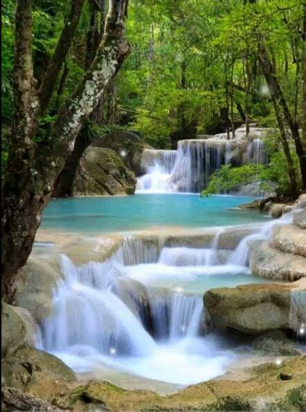 Waterfall Heaven Waterfall Wallpaper Beautiful Waterfalls Waterfall