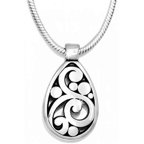 Other jewelry items and silver ornaments are cast in solid brass or. Brighton Silver Contempo Necklace