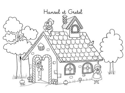 Coloriages De Contes Hansel Et Gretel