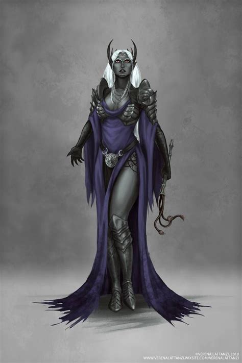 Drow Priestess By Manticore85 On Deviantart Dark Elf Dungeons And