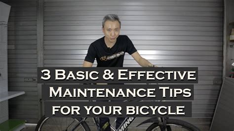 3 Basic And Effective Bicycle Maintenance Tips Youtube