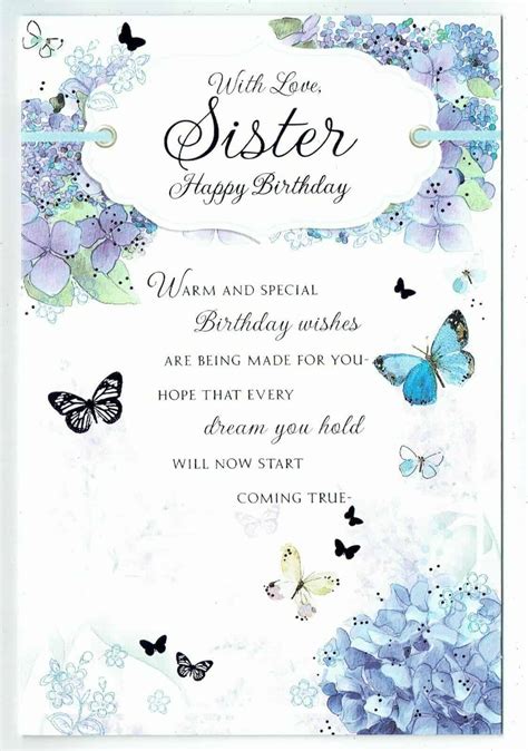 Printable Birthday Cards For Sister Printable World Holiday