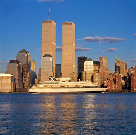 Celebrity Cruise Ship Golden Twin Towers World Trade