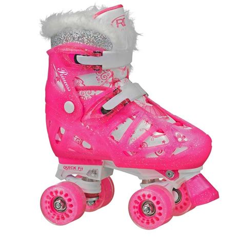 Patins Infantil Princess Para Meninas Ajustável 32 A 36 Colombo