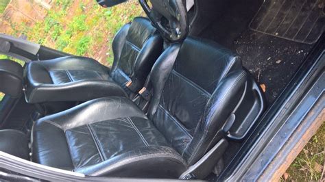 Vw Golf Mk3 Vr6 Black Leather Heated Seats And Door Cards Complete