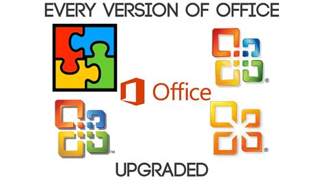 Upgrading Through Every Version Of Microsoft Office Youtube