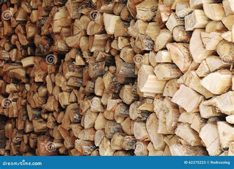 Dry Chopped Firewood Logs In A Pile Stock Image Image Of Timber