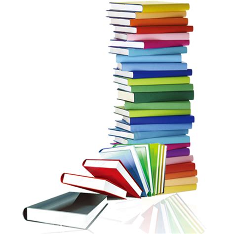 Book Library Stack Clip Art Library Elements Png Download 11811181