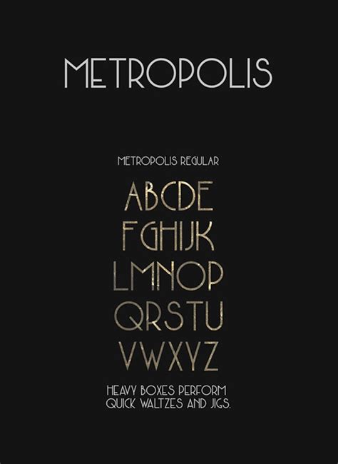 28 Best Art Deco Fonts