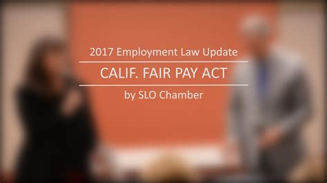 We did not find results for: California Fair Pay Act: 2017 Employment Law Update - YouTube