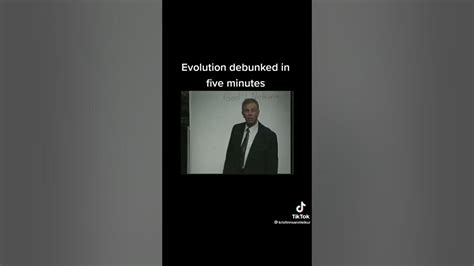 Evolution Debunked In 5 Minutes Youtube