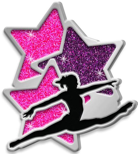 Enamel Sports Pins Dance Glitter Pin