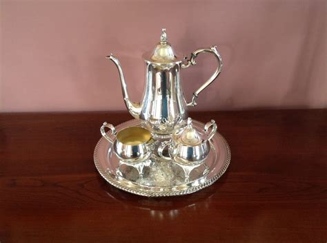Vintage Wm A Rogers Silver Plated Tea Set Haute Juice