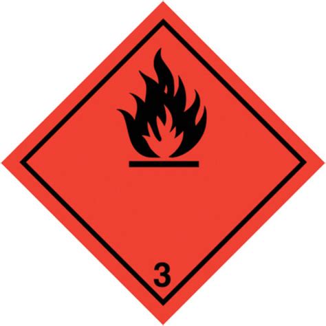 Flammable Diamond Sign Warning Signs Morsafe Uk