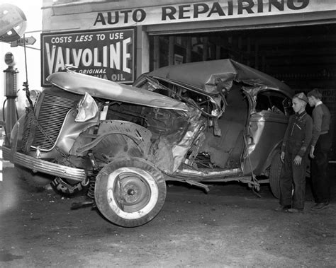 Vintage Car Crash Photos