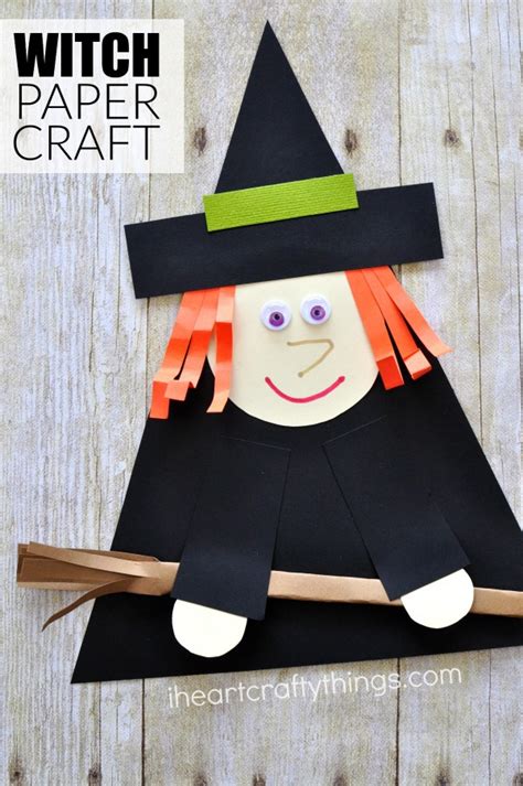 Witch Paper Craft For Halloween I Heart Crafty Things
