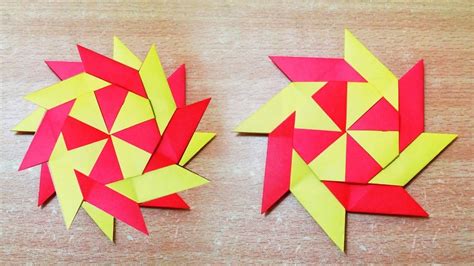 How To Make A Paper Transforming Ninja Star Origami