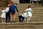 Princess Charlotte Takes A Fall At Princess Eugenie's Royal Wedding ...