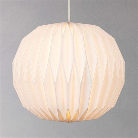 John Lewis ANYDAY Issie Easy To Fit Paper Ceiling Shade Ceiling