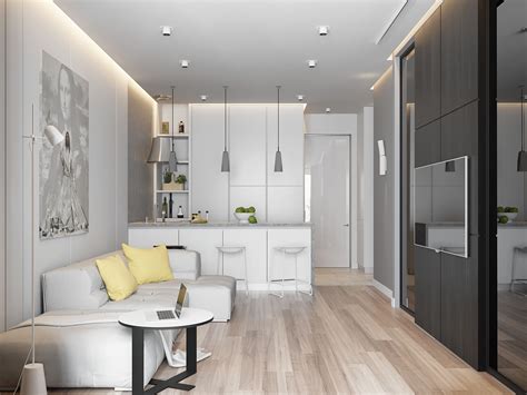 Functional Minimalism Small Apartment Interior Condo Interior Design