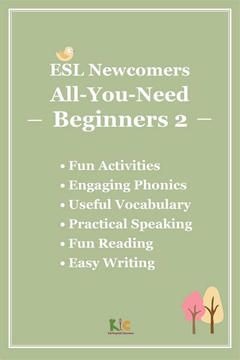 The Esl Newcomers Beginners 2 Pack Comes With Everything You Need To