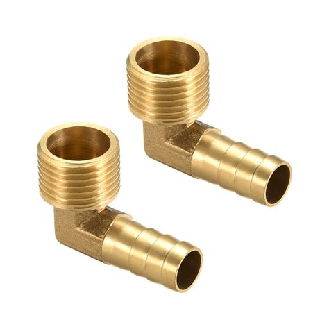Brass Barb Hose Fitting 90 Degree Elbow 12mm Barbed X 12 G Male Pipe
