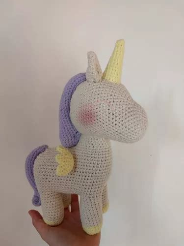 Unicornio Crochet Tejido Amigurumi Picapau Muñeco Apego 6000 En