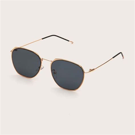 Men Metal Frame Sunglasses In 2020 Sunglass Frames Sunglasses Metal
