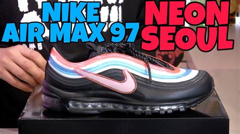 Nike Air Max 97 Neon Seoul Unboxing Recensione On Feet Review Ita Youtube