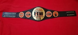 TAZ FTW Heavyweight Championship Belt In Thick Plates & Real | Etsy