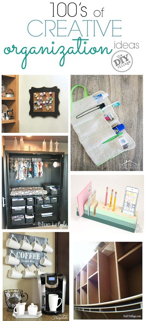 100s Of Creative Organization Ideas For Your Home The Diy Village