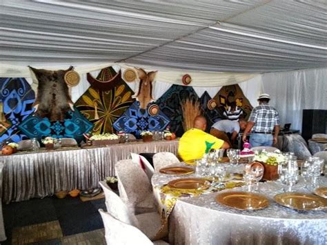 Pin By Kulani Baloyi On Tswana And Sotho Seshweshwe Traditional Wedding Ideas In 2021 Table
