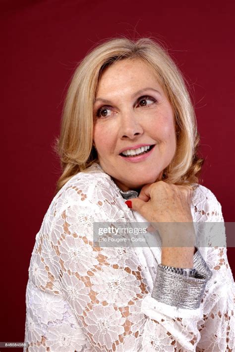 Fabienne Amiach Poses During A Portrait Session In Paris France On Nachrichtenfoto Getty Images