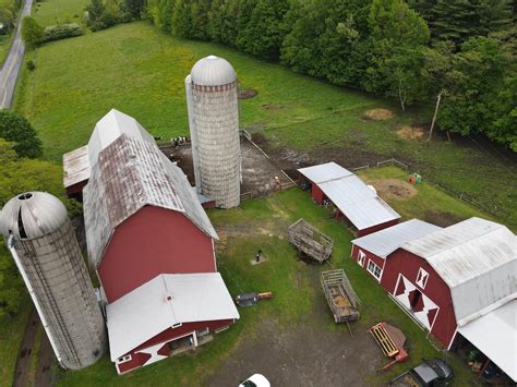 c.1916 Beautiful Working Dairy Farm For Sale W/Views on 200 Acres
