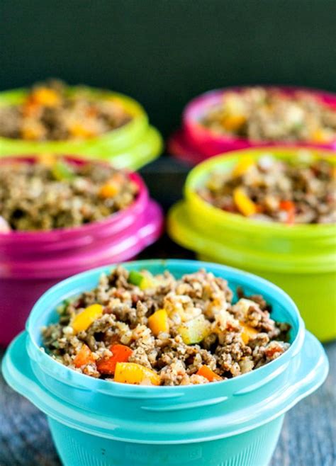 No one wants a sad desk lunch. Freezer Low Carb Lunch Mexican Cauliflower Rice - My Life ...