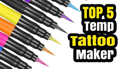 Best Temporary Tattoo Marker Pen Youtube